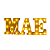 Kit Letras De Led MAE Plastico Branco 22CM Decoração - Imagem 1
