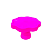 Boleira Flor Plástico Cone Pink  Decoração Festas - Imagem 2