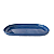 Bandeja Oval Plástico 22x13 Azul Royal Decoração Festa - Imagem 1