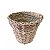 CESTO PALHA CONE GRANDE 26X26X20CM - DECORAÇÃO - Imagem 2