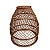 Luminaria De Vime Caracol Grande Pendente Decorar Ambientes - Imagem 5
