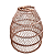 Luminaria De Vime Caracol Grande Pendente Decorar Ambientes - Imagem 4