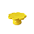 Boleira Flower Só Boleiras Pequeno 23x12 Amarelo Decoração - Imagem 2