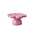 Boleira Flower Só Boleiras Pequeno 23x12 Rose Decoração - Imagem 1
