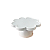 Boleira Flower Só Boleiras Pequeno 23x12  Branco Decoração - Imagem 2