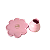 BOLEIRA FLOWER SO BOLEIRAS PEQUENO 23X12 FOSCO ROSA BEBE - Imagem 3