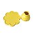 BOLEIRA FLOWER SO BOLEIRAS PEQUENO 23X12 FOSCO AMARELO BUTTER - Imagem 3