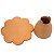 BOLEIRA FLOWER SO BOLEIRAS MEDIO 23X15 FOSCO PESSEGO - Imagem 3