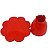BOLEIRA FLOWER SO BOLEIRAS MEDIO 23X15 VERMELHO - Imagem 3