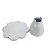 BOLEIRA FLOWER SO BOLEIRAS MEDIO 23X15 BRANCO - Imagem 3