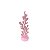 Alga Mdf Modelo 2 Médio Rosa Bebe Decorativo Festa - Imagem 3