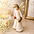 Anjo Bege Com Menininha E Coração Decoração Festas - Imagem 1