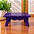 BANQUINHO PLASTICO ROXO - Imagem 1