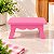 BANQUINHO PLASTICO ROSA CLARO - Imagem 1