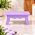 BANQUINHO PLASTICO LILAS CANDY - Imagem 1