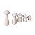 Kit Com 5 Cogumelos Pinus Cru Decoração Enfeite Festa - Imagem 2