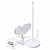 Borboleta led bivolt 40cm movimento com pedestal chão - Imagem 3