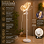 Borboleta led bivolt 40cm movimento com pedestal chão - Imagem 6