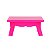 BANQUINHO PLASTICO PINK - Imagem 1