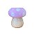 CACHEPOT CERAMICA COGUMELO ROSA BEBE GRAMA BEGE - Imagem 1