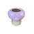 CACHEPOT CERAMICA COGUMELO ROSA BEBE GRAMA VERDE - Imagem 2