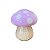 COGUMELO CERAMICA ROSA BEBE GRAMA VERDE - Imagem 1