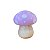 COGUMELO CERAMICA ROSA BEBE GRAMA BEGE - Imagem 1