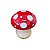 COGUMELO CERAMICA VERMELHO GRAMA VERDE - Imagem 2