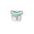 Cachepot Balde De Tinta Verde Candy Festa - Imagem 1