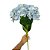 Buque Hortencia Azul Flor Artificial Para Decoração - Imagem 1