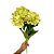 Buque Hortencia Verde Flor Artificial Para Decoração - Imagem 1