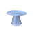 Boleira Cone Plástico 21Cm Azul Candy Decoração Para Bolos - Imagem 1