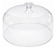 Tampa De Bolo Acrilico 26cm Elegante Resistente - Imagem 1