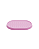 Bandeja Plástica Oval Tela Indiana Rosa Candy Decorar Festa - Imagem 1