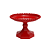 Mini Boleira Pérola Plástico Vermelho Decoração - Imagem 1