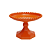 Mini Boleira Pérola Plástico Laranja Decoração - Imagem 1