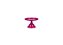 Boleira Slim Aura Fucsia Pequena Só Boleiras Decoração - Imagem 1