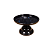 Boleira Slim Aura Preto Pequena Só Boleiras Decoração - Imagem 2