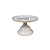 Boleira Slim Aura Branco Pequena Só Boleiras Decoração - Imagem 1