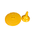 Boleira Slim Aura Amarelo Butter Média Só Boleiras Decoração - Imagem 3