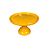 Boleira Slim Aura Amarelo Butter Média Só Boleiras Decoração - Imagem 2