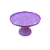 Boleira Slim Aura Lilás Média Só Boleiras Decoração - Imagem 2