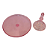Boleira Slim Aura Clean Rosa Bebê Grande Só Boleiras Decoração - Imagem 2