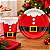 KIT PAPAI NOEL 8 COPOS E  8 PRATOS - Imagem 4