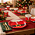 KIT PAPAI NOEL 8 COPOS E  8 PRATOS - Imagem 1