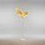 Borboleta LED Bivolt Dourada 60cm com Fonte Redonda Decorativa - Imagem 6