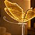 Borboleta LED Bivolt Dourada 60cm com Fonte Redonda Decorativa - Imagem 2