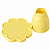 Boleira Flower Só Boleiras Grande 23x18,5 Fosco Amarelo Butter Festas - Imagem 3