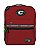 Mochila Company Light Pack - VERMELHO SANGUE - Imagem 3