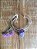 Bracelete Ajustável Com Cristal Ametista - Prata 925 - Imagem 3